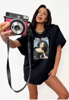 T-Shirt z nadrukiem La Milla Girl Boss Schwarz