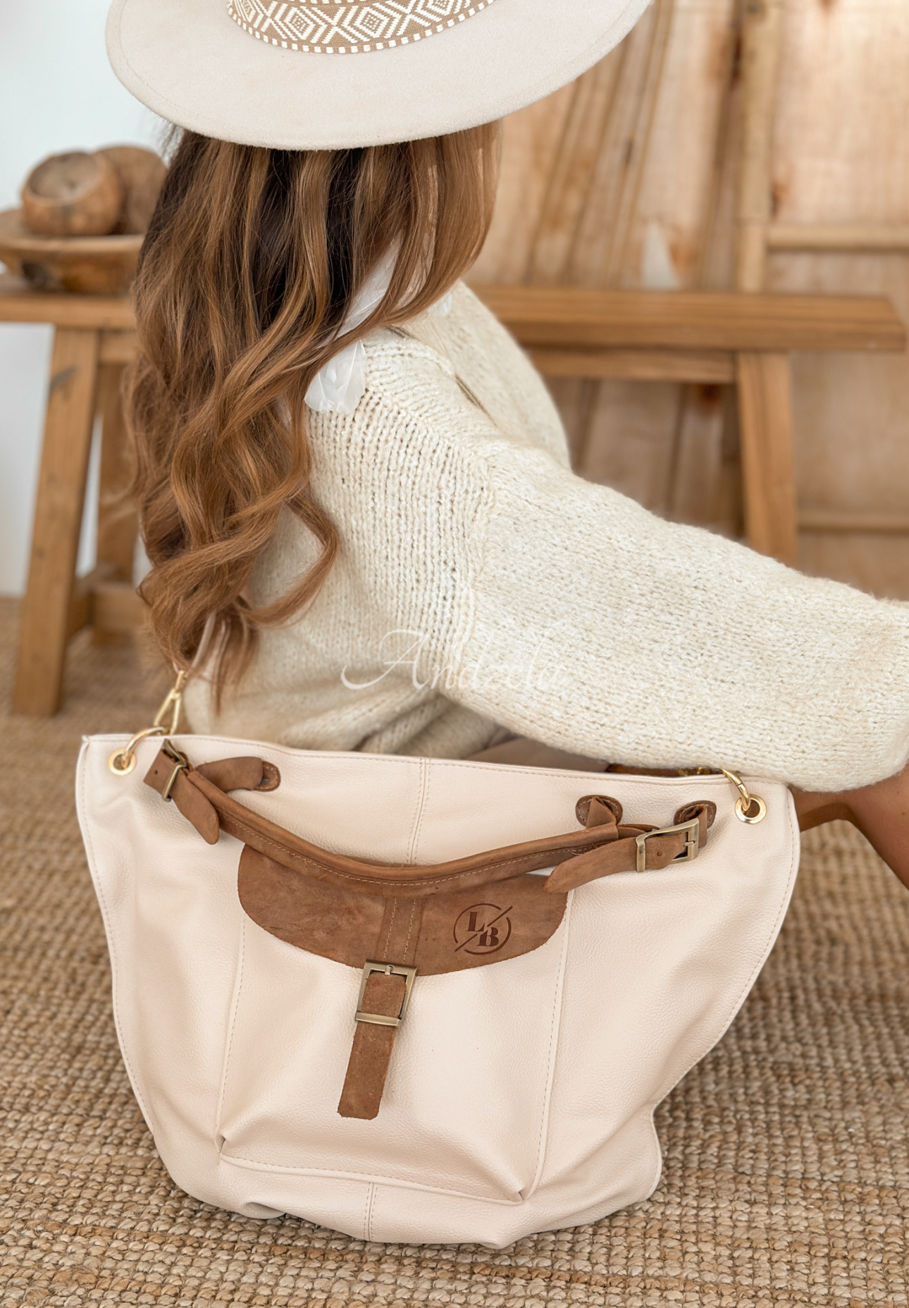 Tasche Do Good Work beige-schokoladenbraun