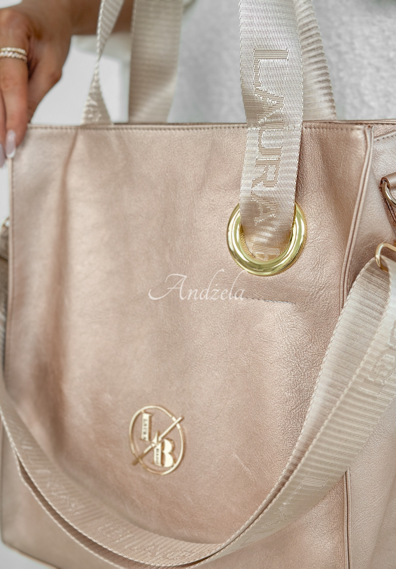 Ledertasche Regal Elegance Gold