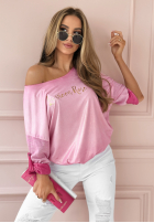 Lekki sweter La Vie En Rose różowy