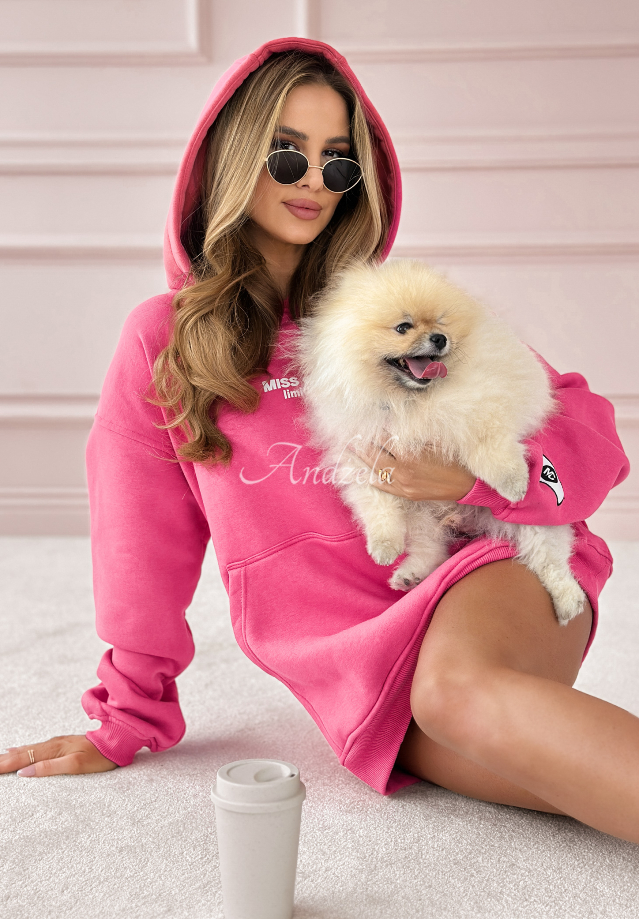 Sweatshirt mit Aufdruck MC Fashion Show Rosa