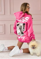 Sweatshirt z nadrukiem MC Fashion Show Rosa