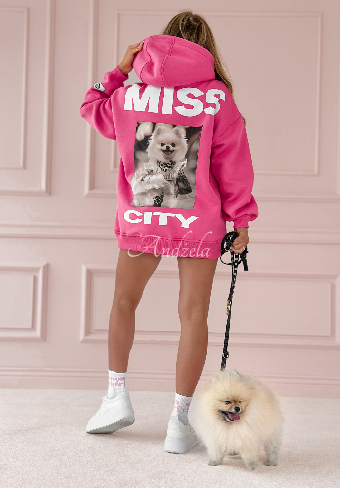Sweatshirt mit Aufdruck MC Fashion Show Rosa
