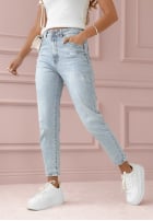 Hose Jeans mom fit Rest Of The World Hellblau