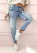 Hose Jeans z koronką To Be The One Blau