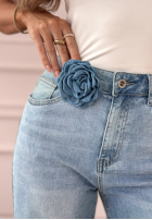 Hose Jeans wide leg Way Back Home Hellblau