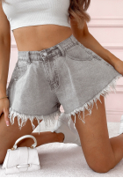 Jeans Shorts Hot Girl Style jasnoszare