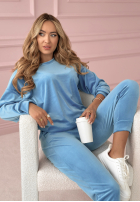 Welurowy Set Allesi Blau