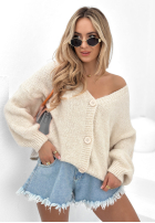 Sweter oversize Aperol Spritz jasnobeżowy