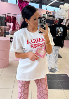 T-Shirt z nadrukiem La Milla Summer Lover Weiß