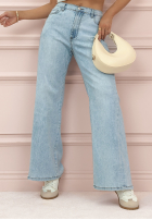 Hose Jeans wide leg Distinct Cutie Hellblau