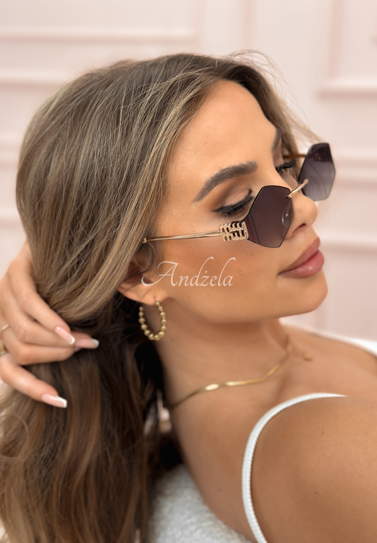 Sonnenbrille Dazzle &amp; Shine schwarz-gold