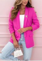 Klassisch Blazer Premium Fuchsia