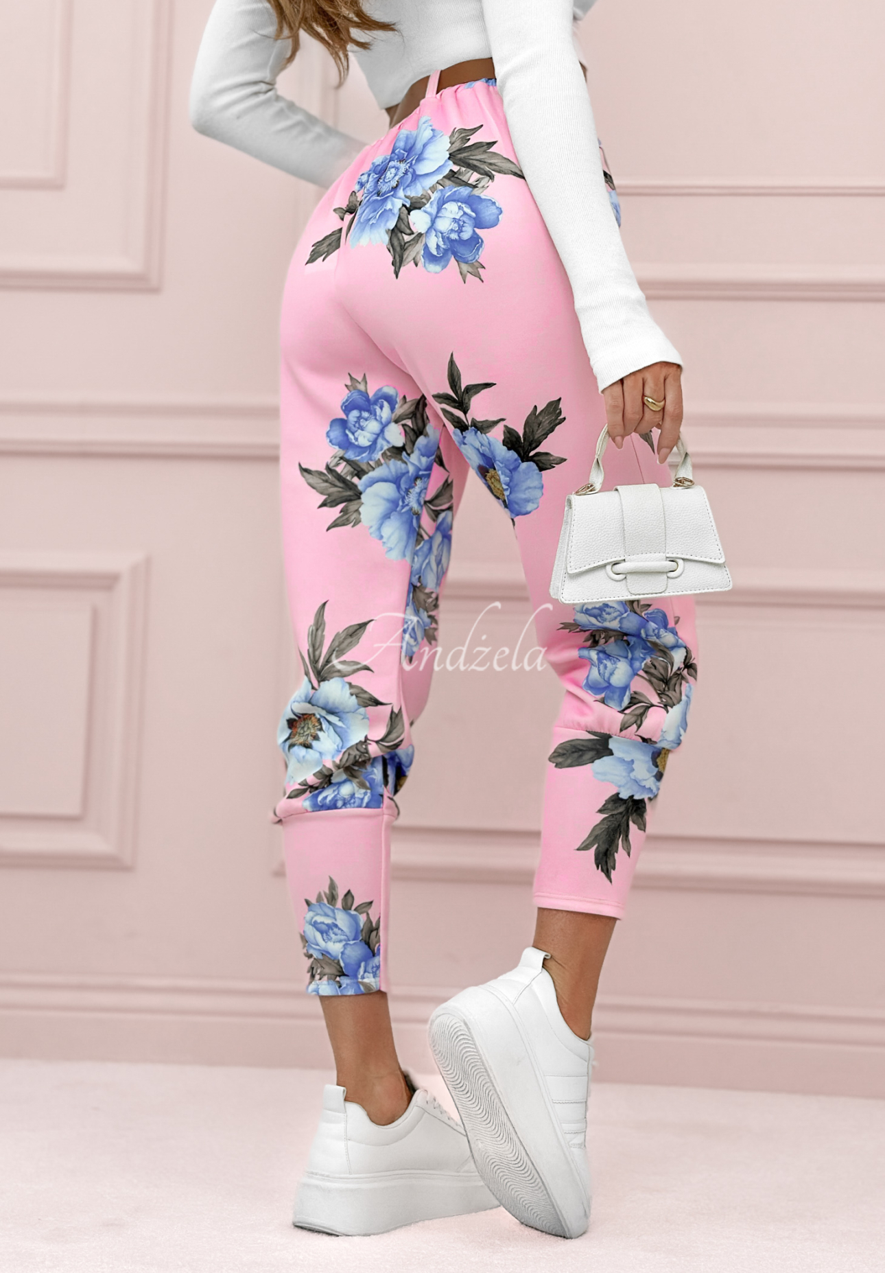 Flowery Choice butter pink floral pants