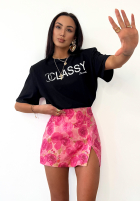 Kwieciste spódnico-spodenki w róże La Milla Peony Blessings różowe