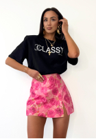 Kwieciste spódnico-spodenki w róże La Milla Peony Blessings różowe