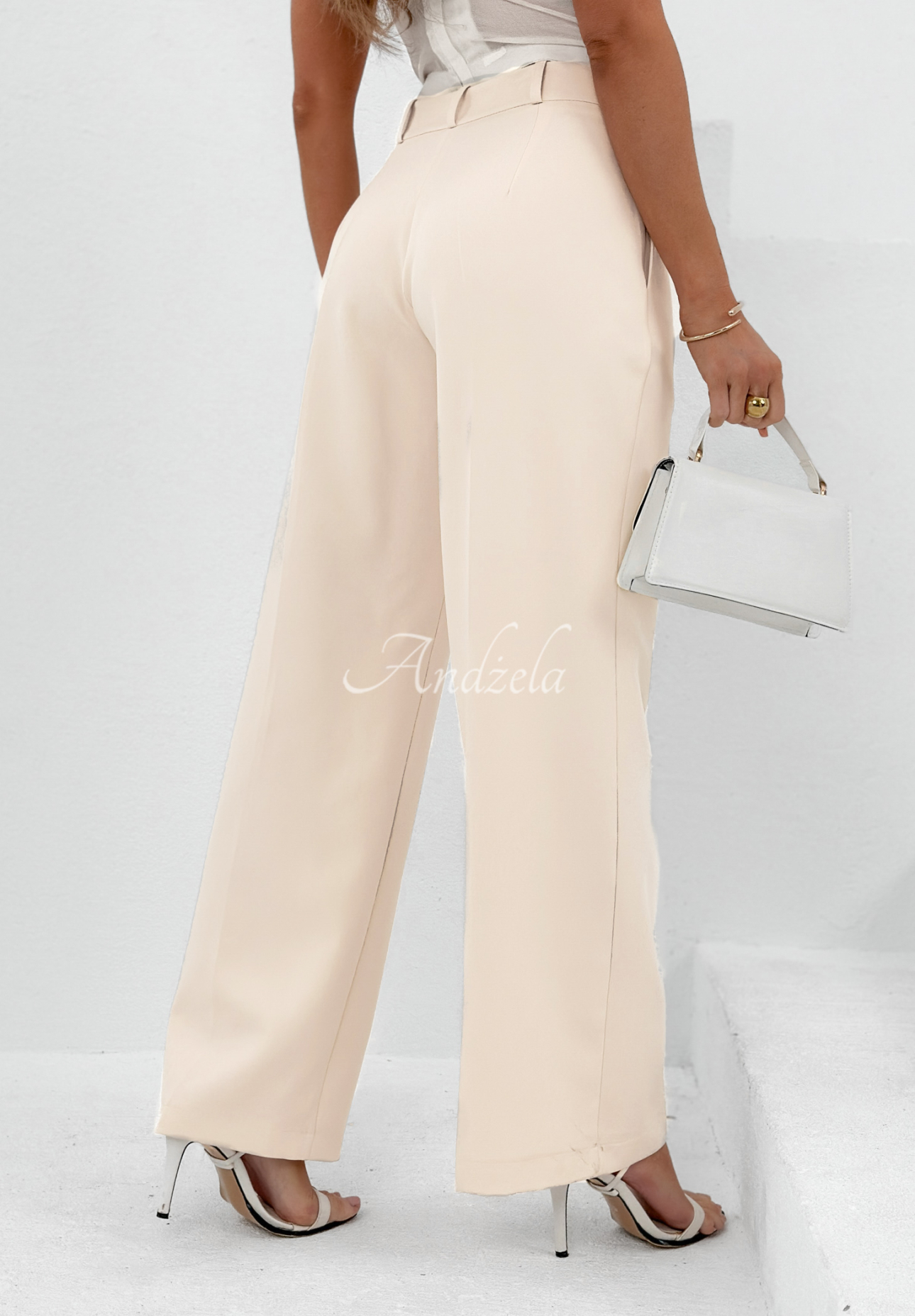 Elegant My Necessity vanilla wide leg pants