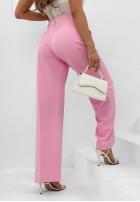 Eleganckie spodnie wide leg My Necessity różowe