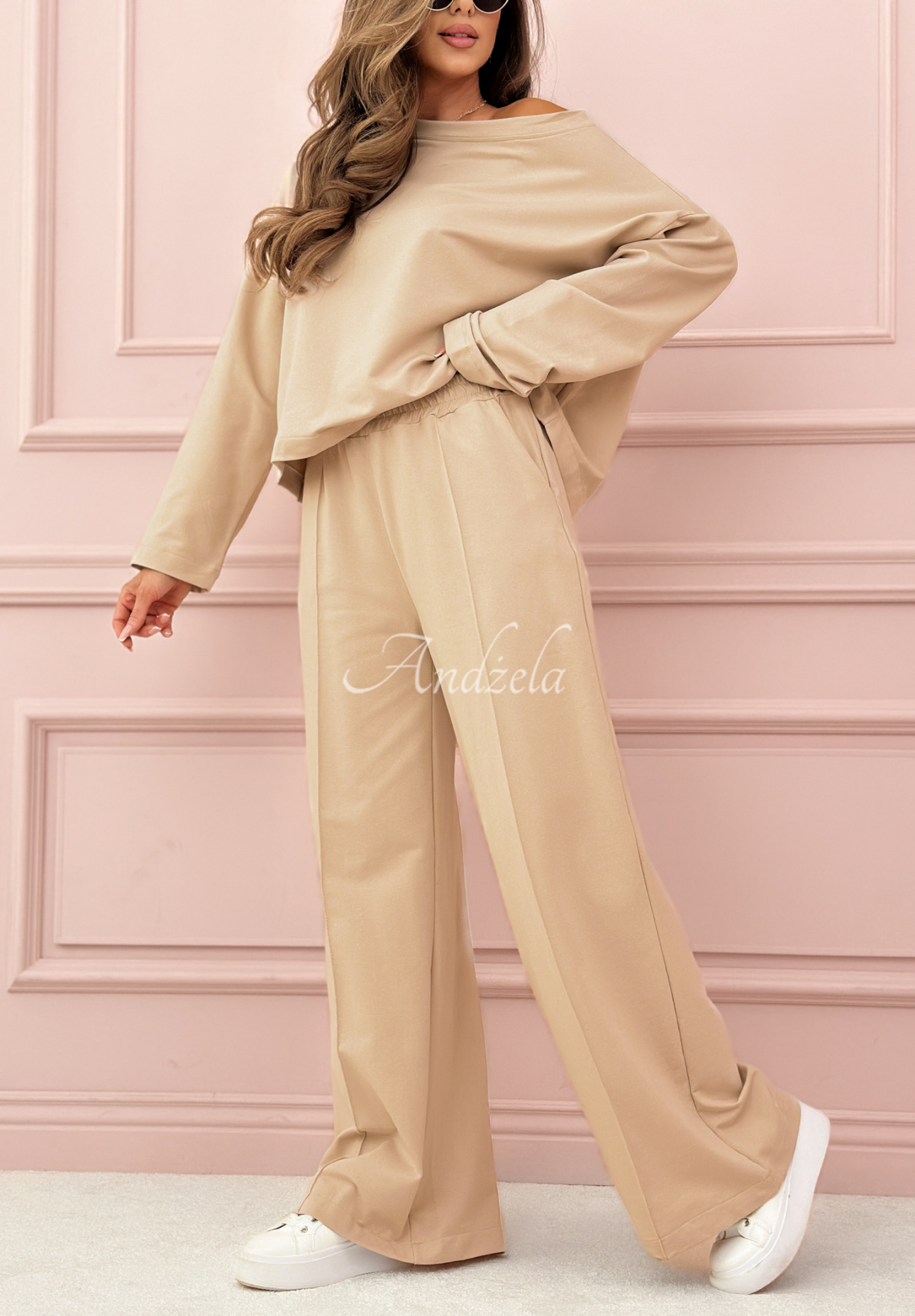 Come Home sweatshirt set beige