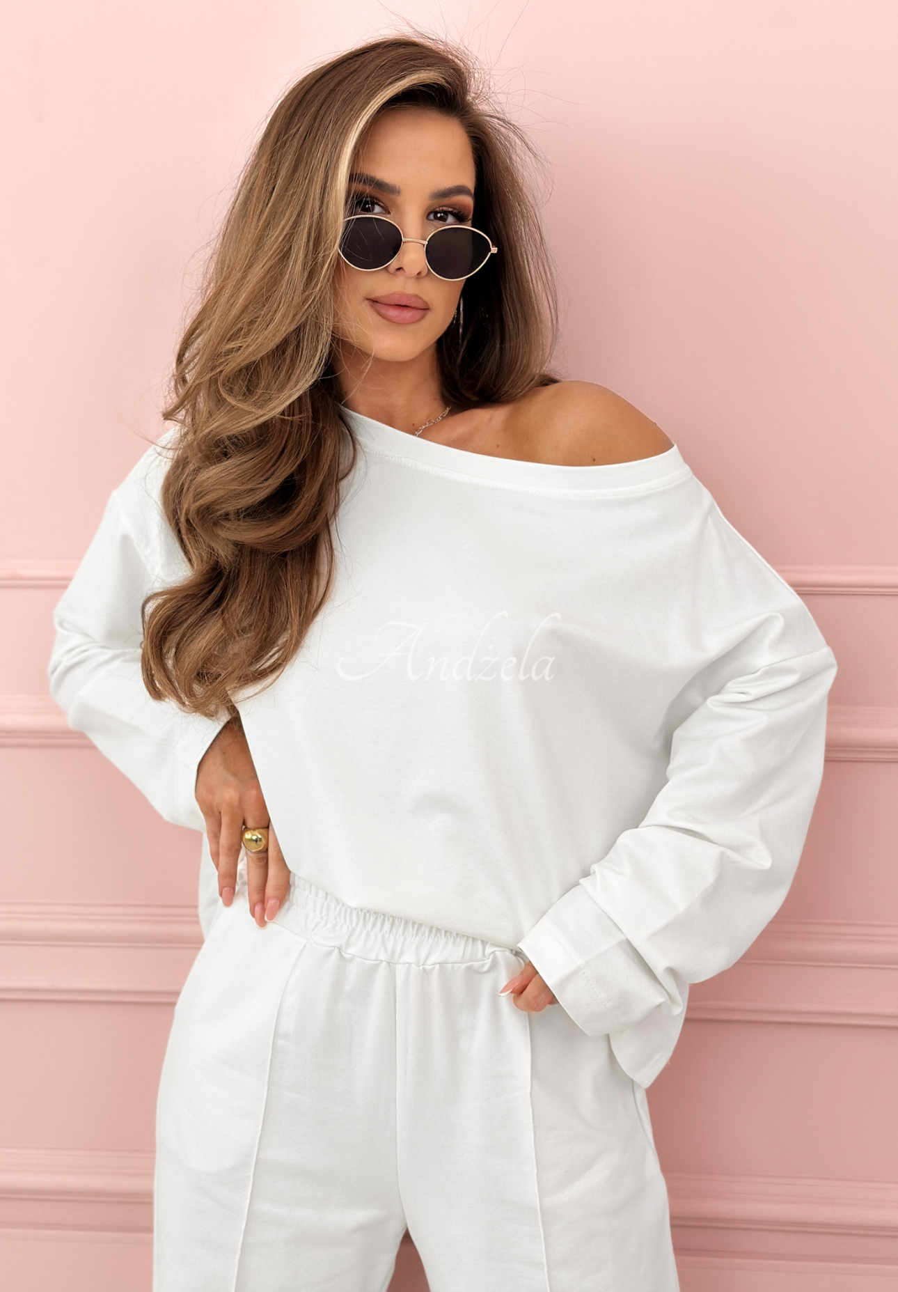 Komplet dresowy Come Home ecru