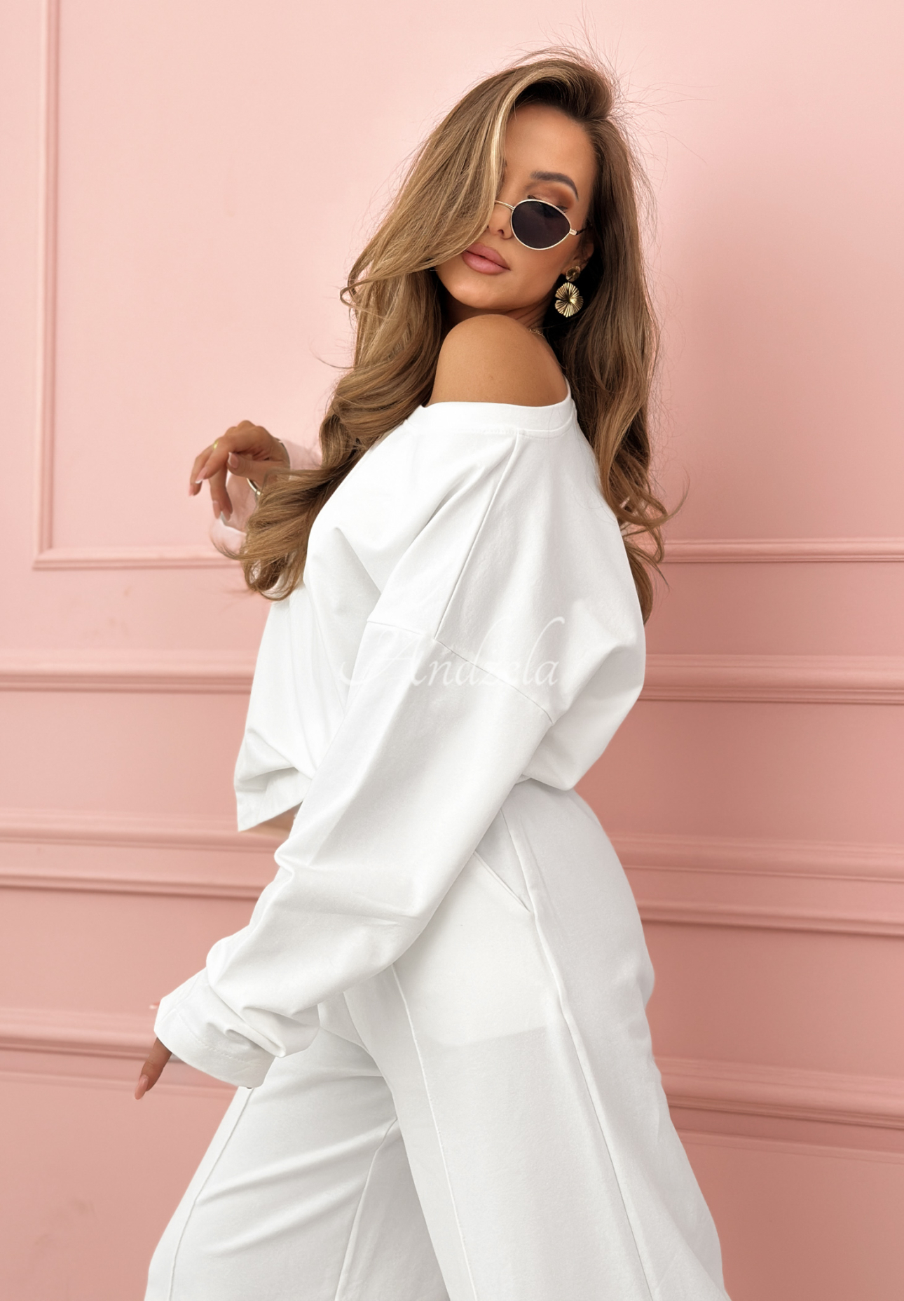 Komplet dresowy Come Home ecru