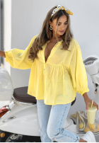 Bluzka oversize Paradise Dew bananowa