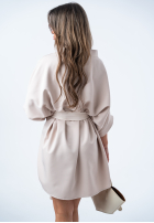 Kleid z paskiem Self Healing Beige