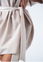 Kleid z paskiem Self Healing Beige