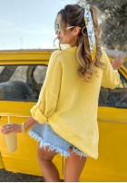 Muślinowa koszula Elisabetta bananowa