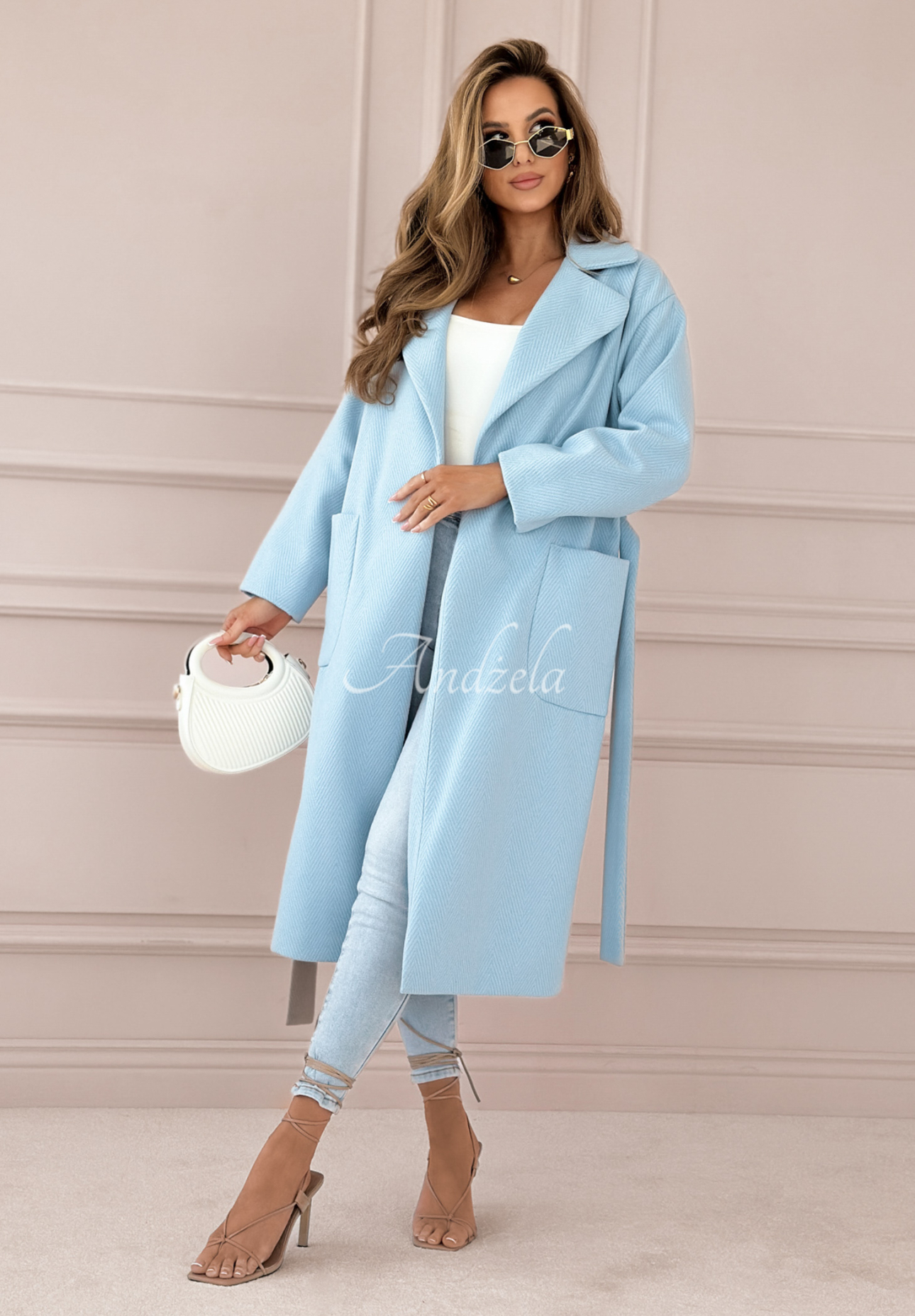 Colors Of Spring long coat blue
