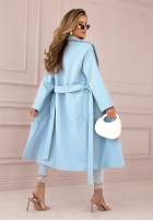 Długi płaszcz Colors Of Spring błękitny