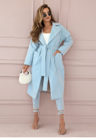 Długi płaszcz Colors Of Spring błękitny