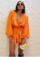 Krótki kombinezon La Milla Keep On Shining pomarańczowy