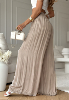 Wiskozowe Hose wide leg Letter To Summer Ecru
