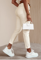 Spodnie jeansowe z paskiem Dreams And Desires białe