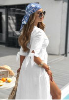 Sukienka maxi Watching The Sunrise biała