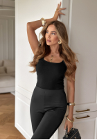 Top z dekoltem All Coming Back czarny