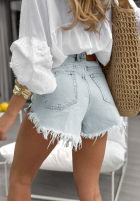 Jeansowe szorty Hot As The Sun jasnoniebieskie