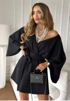 Kleid z paskiem Followed My Heart Schwarz