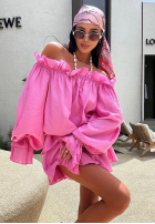 Spódnico-spodenki La Milla Spring Is In The Air różowe