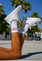 Lange Socken California Club Weiß