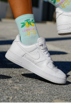 Długie skarpetki Limoncello Sparkling błękitne