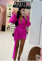Krótki Jumpsuit z paskiem La Milla Don't Waste Time Rosa