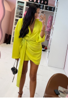 Krótki Jumpsuit z paskiem La Milla Don't Waste Time Limette