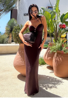 Kleid maxi La Milla Remember About Me Schokoladenbraun