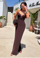 Kleid maxi La Milla Remember About Me Schokoladenbraun