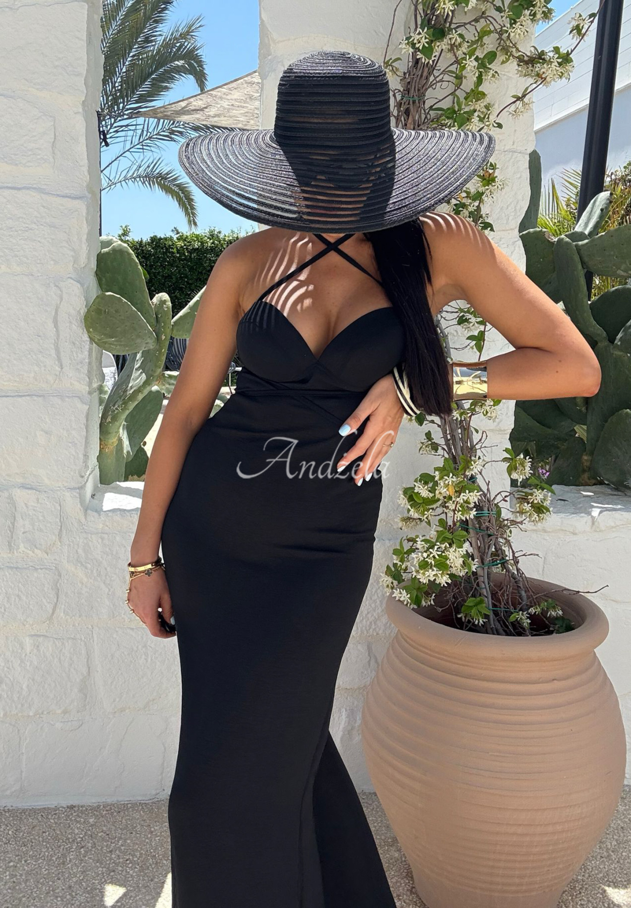 Maxikleid La Milla Remember About Me Schwarz