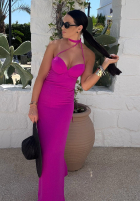 Kleid maxi La Milla Remember About Me Fuchsia