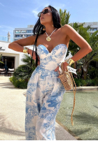 Hose Mit Muster La Milla Dreamy Places Himmelblau