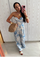 Hose Mit Muster La Milla Dreamy Places Himmelblau